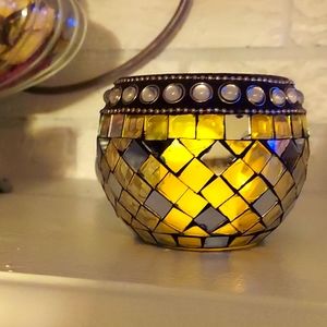 Mirror, bead votive